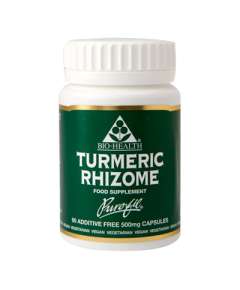 BioHealth 500mg Turmeric Rhizome 60 Capsules Supplement