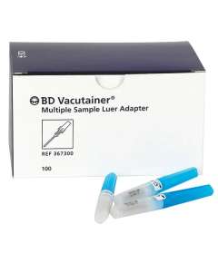 BD MultiSample 100Pack Vacutainer Luer Adapter