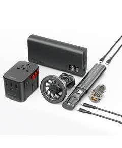 Promate 7-in-1 Charging Travel Kit