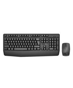 Promate Ergonomic Wireless Multimedia Keyboard and Mouse Combo
