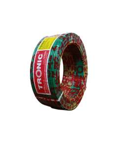 Tronic TK SCRE-ST-0100-YG  10mm Yellow/Green Single Core Cable