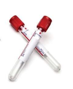 BD Vacutainer Serum Red Top 100Pack Blood Collection Tubes, Draw Volume: 4ml