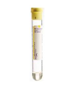 BD Vacutainer Glass ACD Solution 100Pack Tubes,  Vacutainer Tubes Type: ACD Solution A