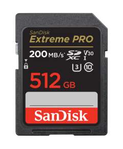 Sandisk Extreme PRO UHS-I SDXC 512GB Memory Card