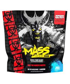 Mutant Mass 2.72Kg Extreme 2500 Muscle Mass Gainer, Flavor: Vanilla Ice Cream