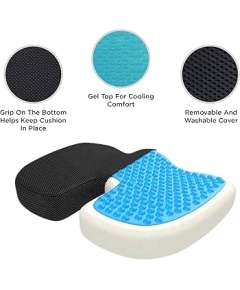 Orthoaid Memory Foam and Antislip Seat Cushion