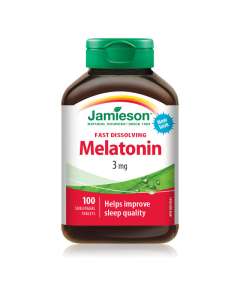 Jamieson 3mg Melatonin 100tablets Supplement