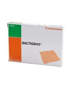Smith and Nephew Bactigras 10cm by 40cm 10Pack Paraffin Gauze Dressing