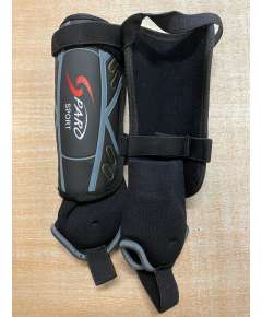 Sparo 6890 One Pair Black Shin Guard
