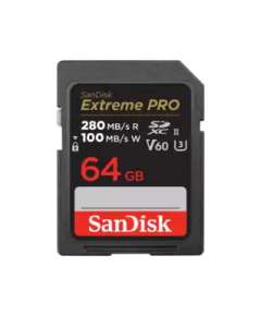SanDisk 64GB Extreme PRO SDXC UHS-II Memory Card For Camera