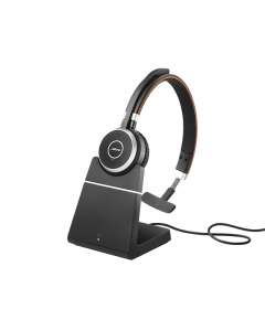 Jabra Evolve 65 SE UC Stereo Headset with Charging Stand
