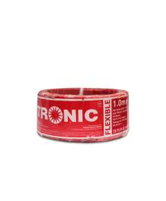 Tronic TK FLEX-01-0010-RD 90M 1.0mm² PVC Insulated, Single Core Flexible Red Electrical Cable