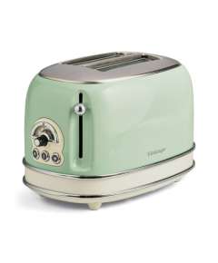 Ariete  Vintage 2 Slice 800W Green Toaster