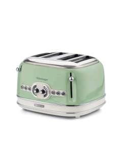 Ariete Vintage 4 Slice 1600W Green Toaster