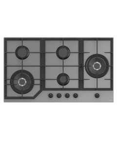 Mika MGH92504FGGW2 90cm 5 Gas with 2 WOK Built-In Gas Hob