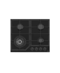 Mika MGH62404FBGW 60cm 4 Gas with WOK  Built-In Gas Hob