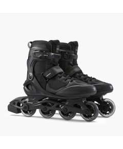 Oxelo Fit100 Adult Inline Black Skates, Shoe Size: 40 