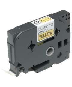 Brother TZ2-631 12mm Black on Yellow Compatible Label Tape