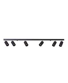 Tronic Spotlight Six Light Black Bar