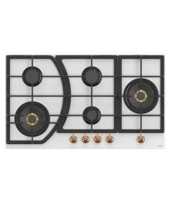 MIKA Built-In 90cm 5 Gas with 2 WOK BRASS SABAF Burner Gas Hob