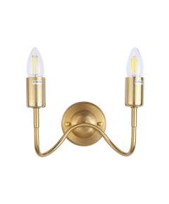 Tronic PL 1101-02-BR Iron Wall Lamp Bronze 2XE27 BR