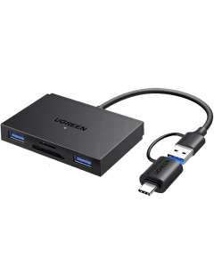 UGREEN CM812 4-in-1 Card Reader with USB-C & USB-A 2-in-1 interface