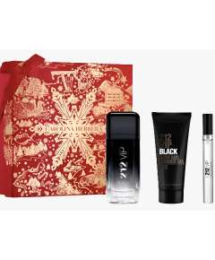 Carolina Herrera 212 VIP Black Mini Edp Men Gift Set
