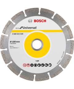 Bosch Eco for Universal Segmented Diamond Cutting Disc, Disc Size: 12" x 20mm 