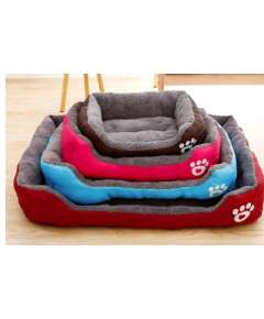 Petstar Comfy Fleece Cat and Dog Bed, Size: Medium