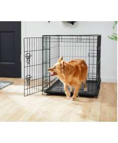 Folded Collapsible Indoors Dog Crate Kennel, Size: 30