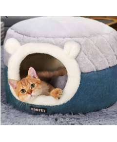 Hoopet Holiday Enclosed Cat and puppy Bed House