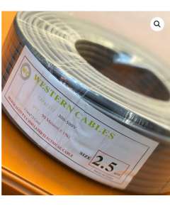 Western Cable 2.5mm flat 2core 90M roll