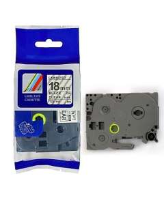 Brother TZ2-141 18mm Black on Clear Compatible Label Tape