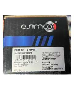 Asimco KD2203 Brake Pad(Toyota Surf/ Fortuner / Prado J120)
