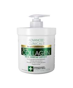 Advanced Clinicals Collagen Skin Rescue Lotion