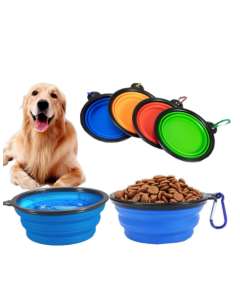 Foldable Silicone Dog Bowl