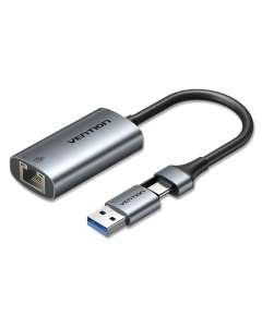 Vention USB-C/USB-A to Gigabit Ethernet Adapter