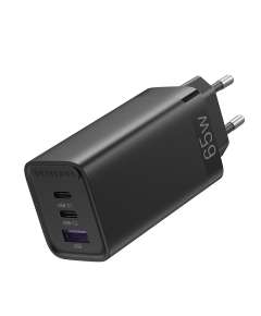 Vention 3-Port USB(C+C+A) GaN Charger