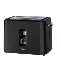 MIKA 2 Slice Digital Black Toaster