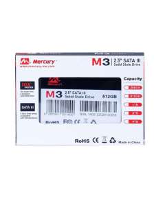 Mercury M3-512 2.5″ 512GB  SATA III Internal SSD