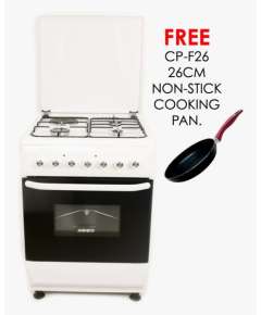 Armco GC-F6631FX(W)  3Gas 1Electric 60X60 Oven and Grill Cooker