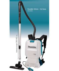 Makita DVC660 18V + 18V Li-ion Cordless Backpack Vacuum Cleaner