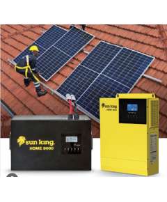 Sun king Home 8000 2 kW Inverter - 2.5 kWh battery - 900 Wp solar