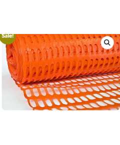 Orange Webbing Fence