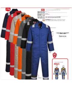 Anti-Static Flame Retardant Coverall