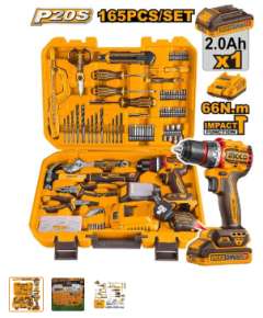 Ingco HKTHP11651 165Pcs Drill Tools Set