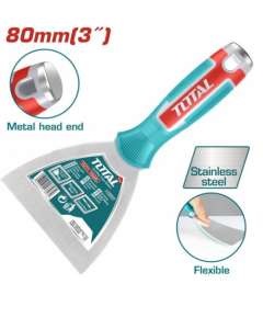 Total THT83806 Size 80mm(3”) stainless steel Putty trowel