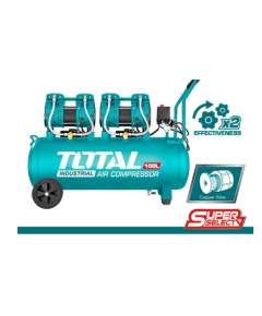 Total TCS2241008 100L 2×1200W 3.2HP Air compressor