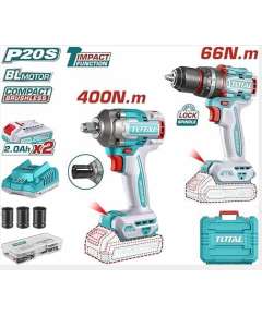 Total TCKLI20275 Cordless 2 pcs combo kit