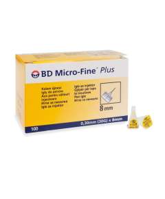 BD Microfine Plus 30G 8mm 100Pack Insulin Pen Needles